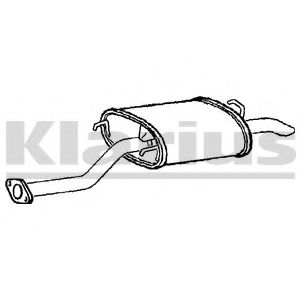 Глушитель выхлопных газов конечный KLARIUS 230990
