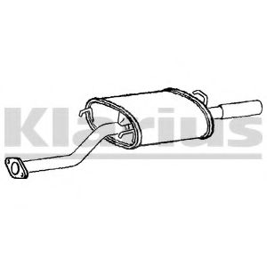 Глушитель выхлопных газов конечный KLARIUS RR360P