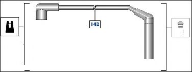 Провод зажигания BRECAV 9214220