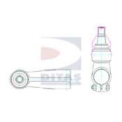 Наконечник поперечной рулевой тяги FEBI BILSTEIN 9875