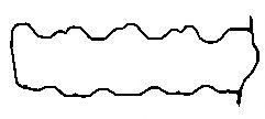 Прокладка, крышка головки цилиндра BGA RC9312