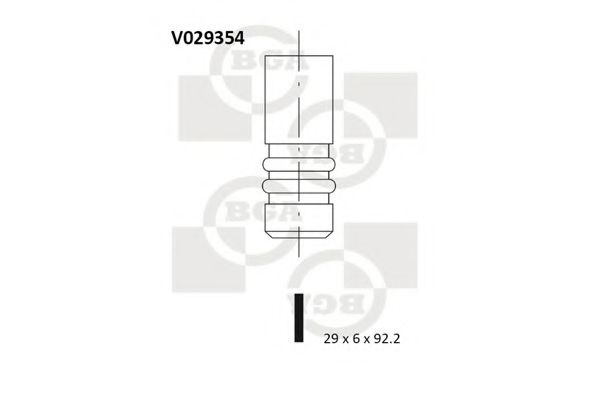 Выпускной клапан BGA V029354