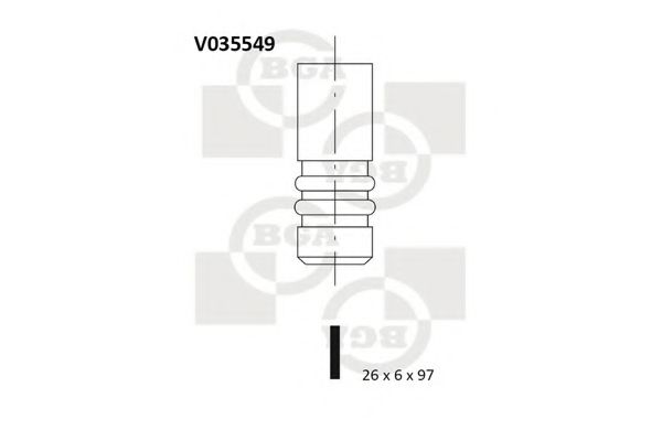 Впускной клапан BGA V035549