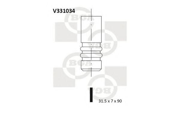 Выпускной клапан BGA V331034