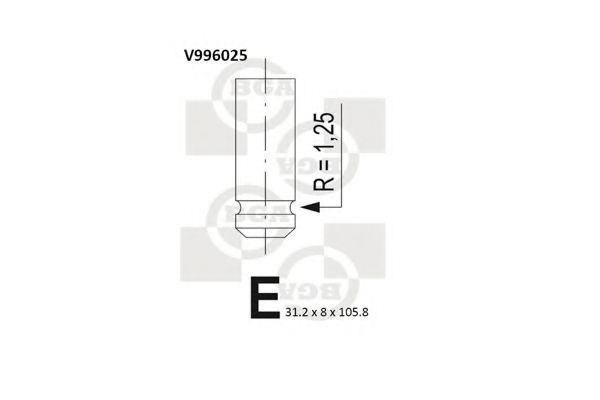 Выпускной клапан BGA V996025