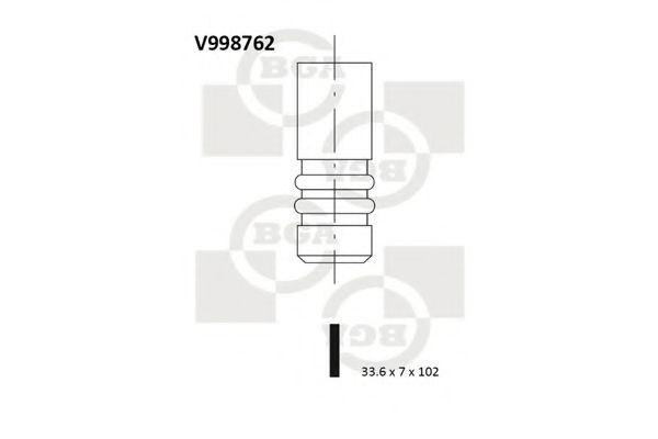 Впускной клапан BGA V998762