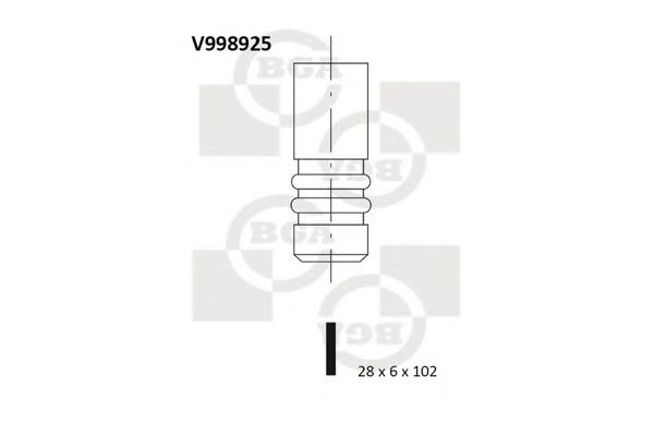 Выпускной клапан BGA V998925