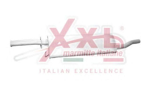 Средний / конечный глушитель ОГ DINEX 32304