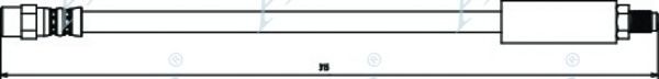 Тормозной шланг APEC braking HOS3136