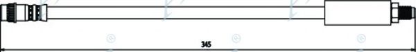 Тормозной шланг APEC braking HOS3439