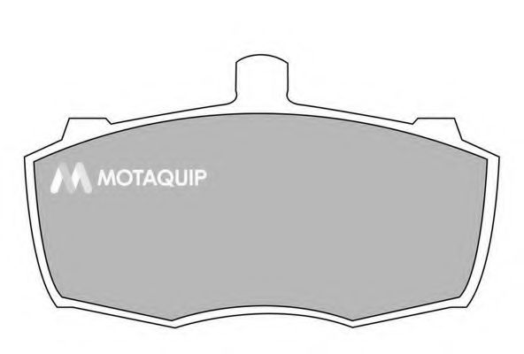 Комплект тормозных колодок, дисковый тормоз MOTAQUIP LVXL381