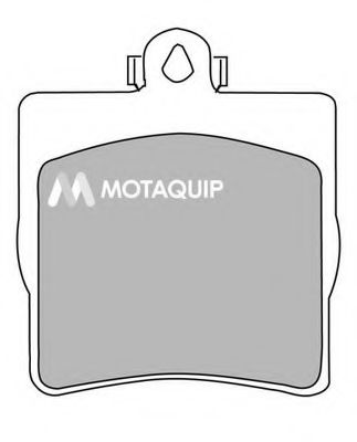 Комплект тормозных колодок, дисковый тормоз MOTAQUIP LVXL530
