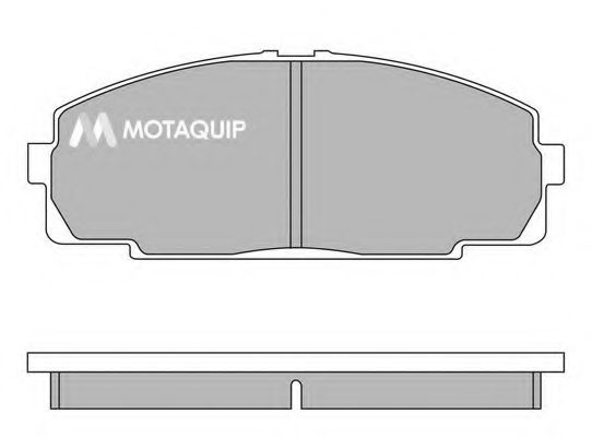 Комплект тормозных колодок, дисковый тормоз MOTAQUIP LVXL857