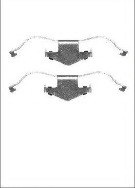 Комплектующие, колодки дискового тормоза OJD 1659