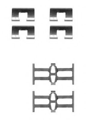 Комплектующие, колодки дискового тормоза MOTAQUIP VMK892