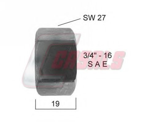 Гайка крепления колеса CASALS 21322