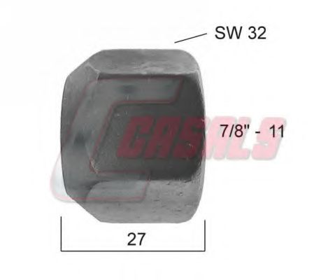 Гайка крепления колеса CASALS 21350