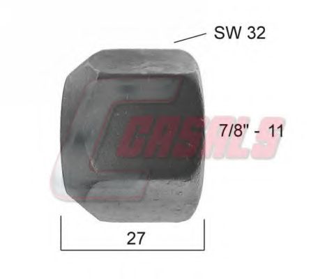 Гайка крепления колеса CASALS 21351