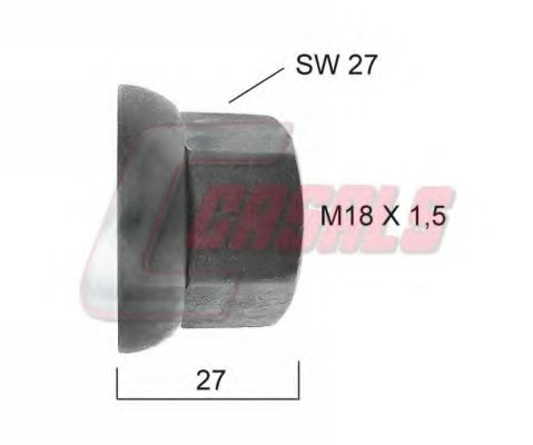 Гайка крепления колеса CASALS 21372