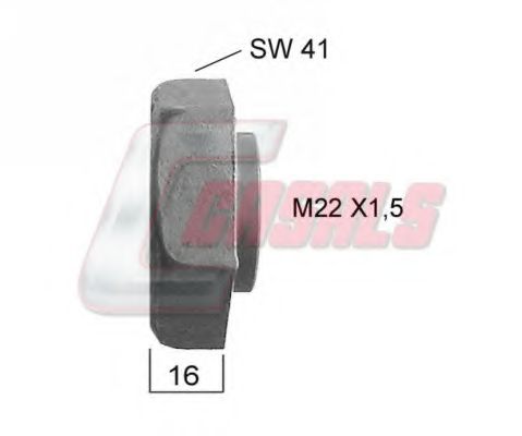 Гайка крепления колеса CASALS 21385