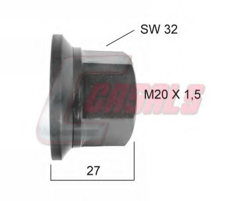 Гайка крепления колеса CASALS 21409