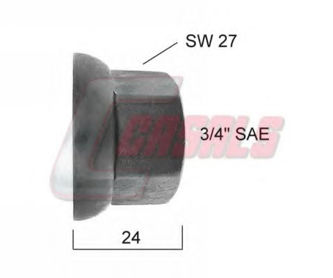 Гайка крепления колеса CASALS 21411