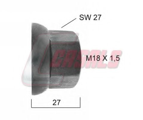 Гайка крепления колеса CASALS 21432