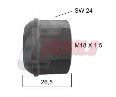 Гайка крепления колеса CASALS 21456