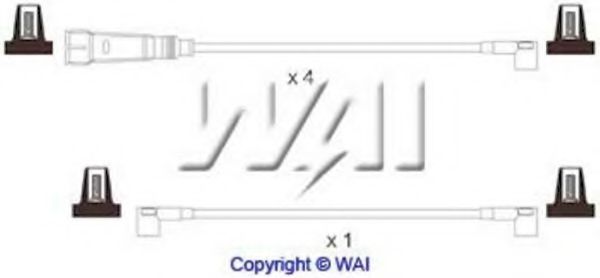 Комплект проводов зажигания WAIglobal ISL531