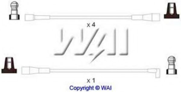 Комплект проводов зажигания WAIglobal SL212