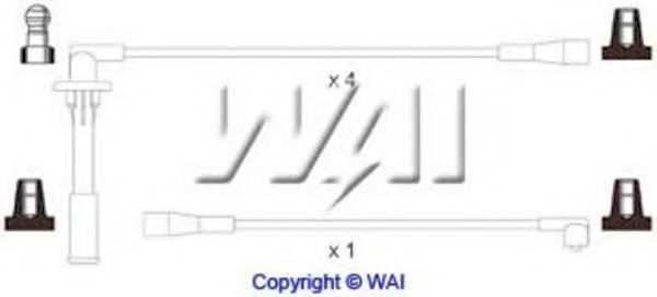 Комплект проводов зажигания WAIglobal SL213