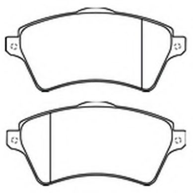 Комплект тормозных колодок, дисковый тормоз ASVA AKD-0181