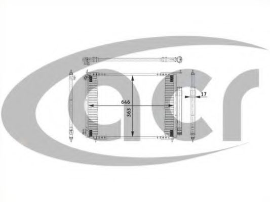Конденсатор, кондиционер ACR 300609