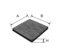 Фильтр, воздух во внутренном пространстве GOODWILL AG 164 CFC