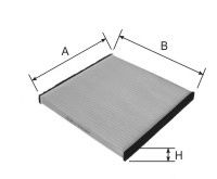 Фильтр, воздух во внутренном пространстве ZAFFO 449