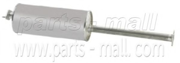 Глушитель выхлопных газов конечный PARTS-MALL PYB-124