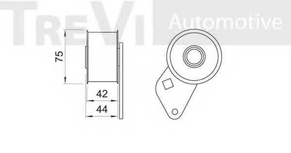 Натяжной ролик, ремень ГРМ FEBI BILSTEIN 8502
