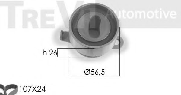 Комплект ремня ГРМ IPD 201153