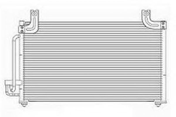 Конденсатор, кондиционер 4SEASONS 53472