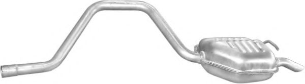 Глушитель выхлопных газов конечный POLMO 08.593