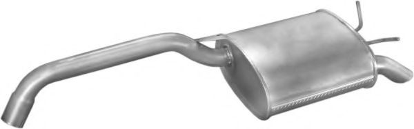 Глушитель выхлопных газов конечный POLMO 21.285