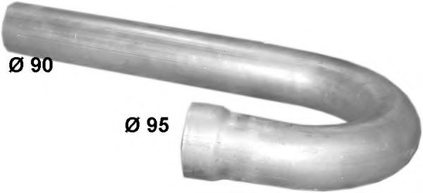 Труба выхлопного газа POLMO 6980