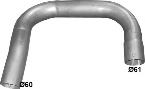 Труба выхлопного газа POLMO 4923