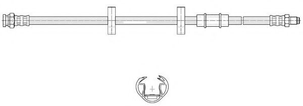 Тормозной шланг FERODO FHY2925