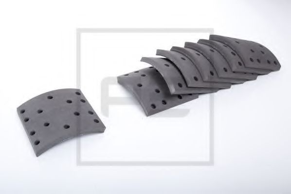 Комплект тормозных башмаков, барабанные тормоза VALEO 124497