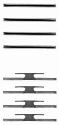 Комплектующие, колодки дискового тормоза MINTEX MBA1012