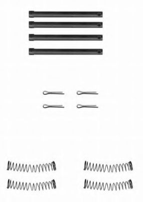 Комплектующие, колодки дискового тормоза MINTEX MBA1210