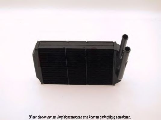 Теплообменник, отопление салона AKS DASIS FD6132