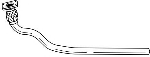 Труба выхлопного газа AKS DASIS SG60139