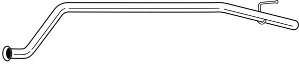 Труба выхлопного газа AKS DASIS SG50560